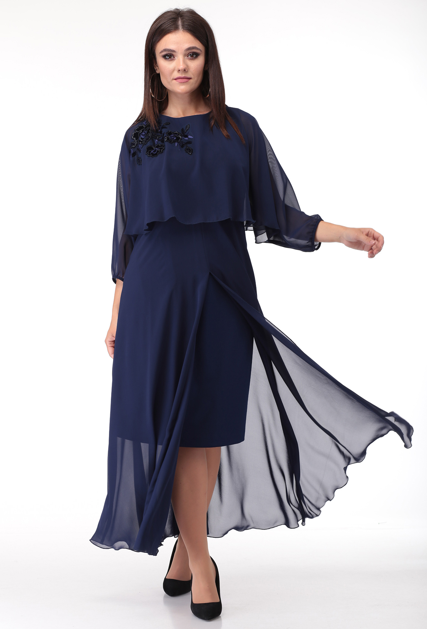 ст. цена2999руб.! Платье Anastasia Mak 673 темно-синий