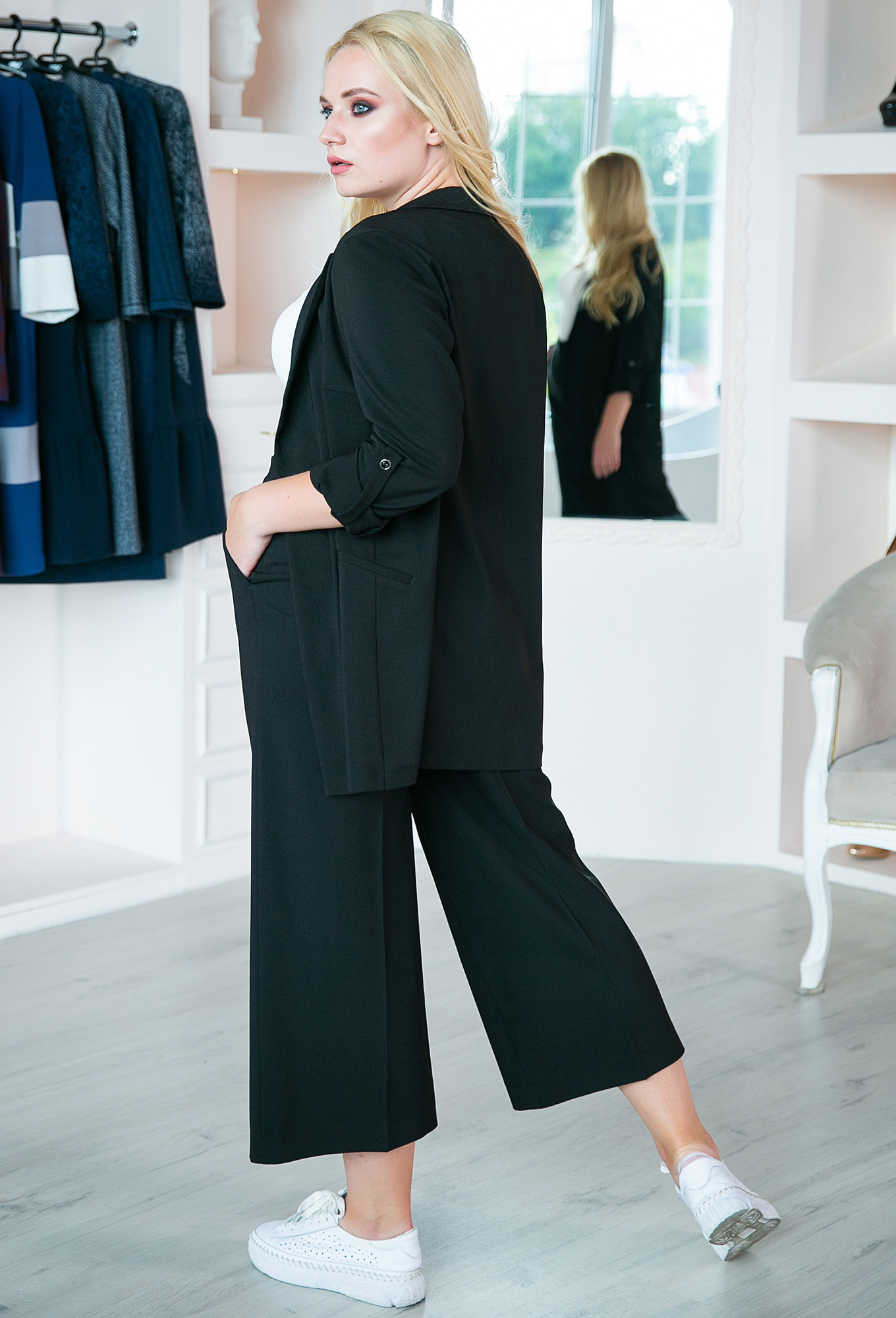 ст. цена2499руб.! Жакет ASV 2085 чёрный