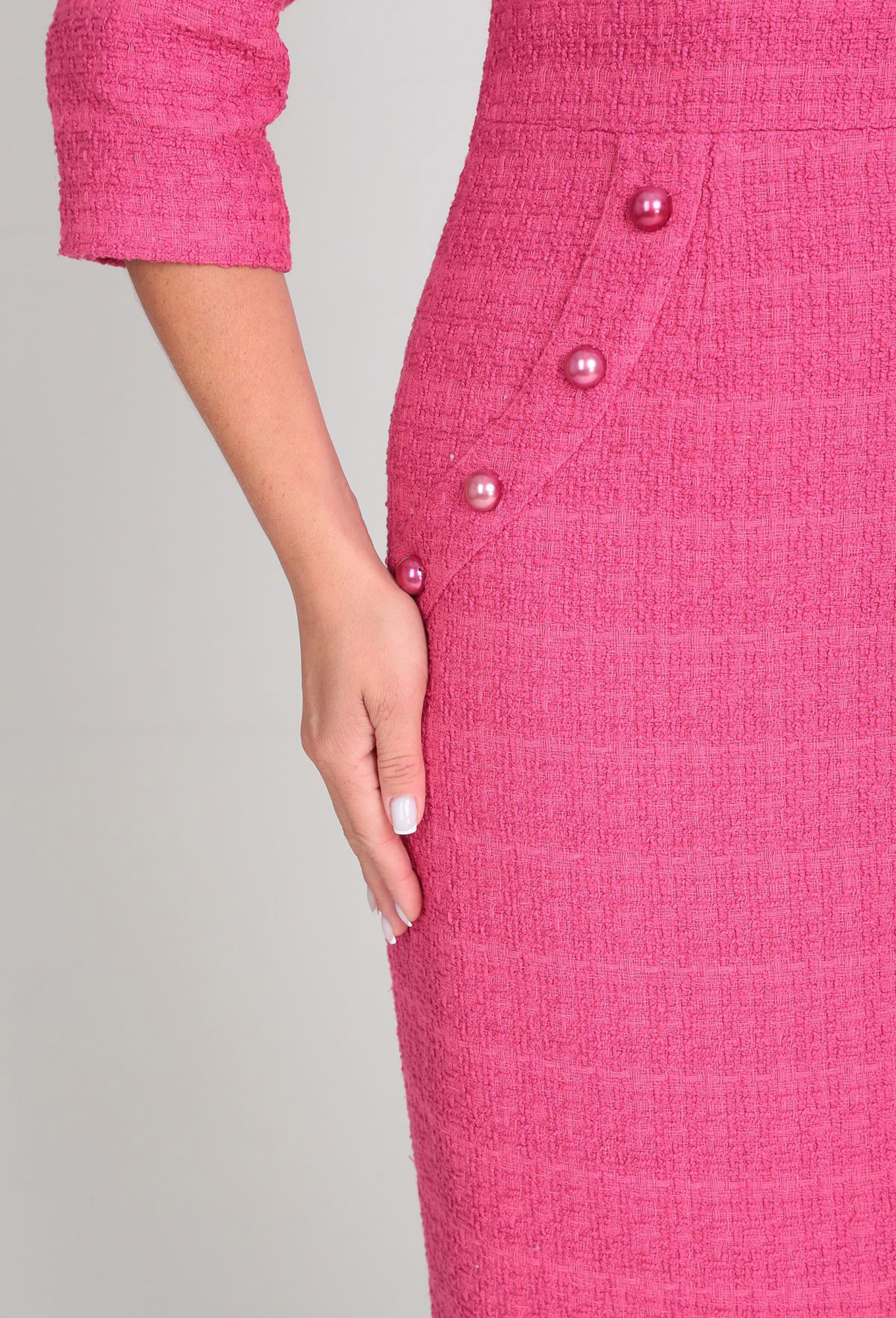 ст. цена2199руб.! Платье Diamant 1806 фуксия