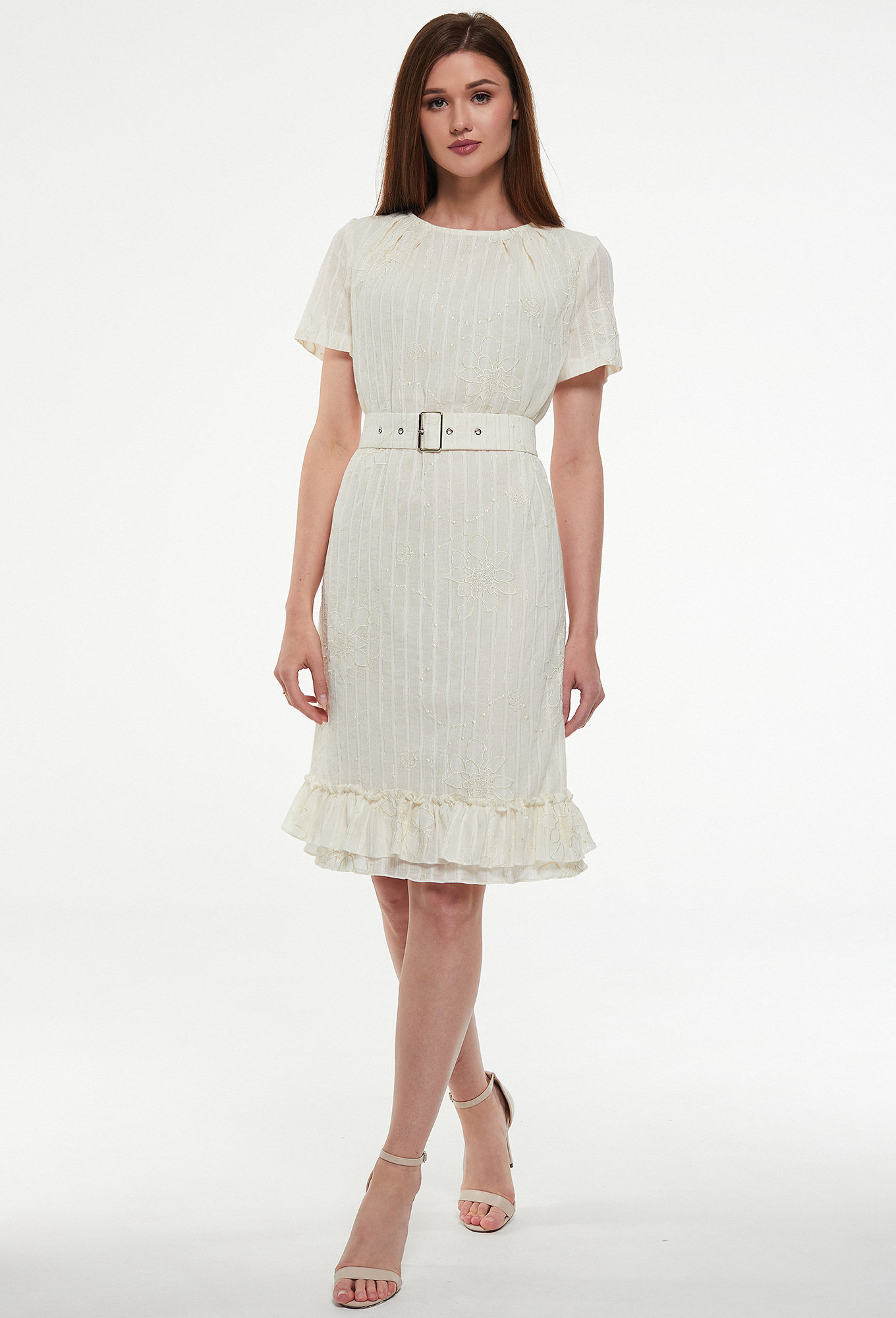 ст. цена1999руб.! Платье Bazalini 4243 молочный