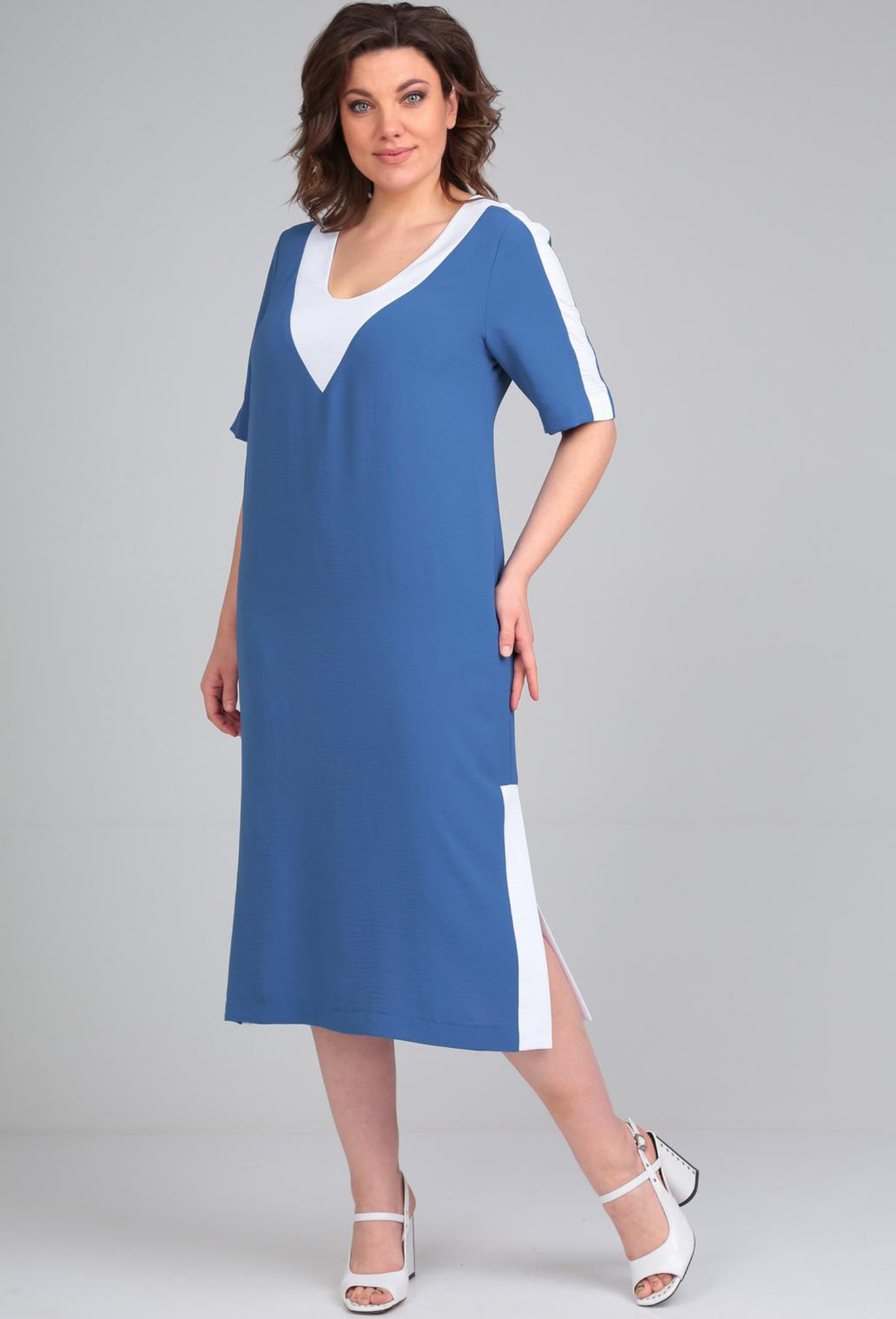 ст. цена2190руб.! Платье Diamant 1869 синий