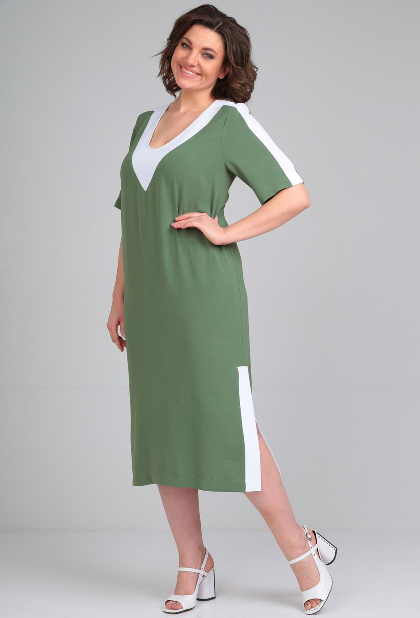 ст. цена2190руб.! Платье Diamant 1869 хаки