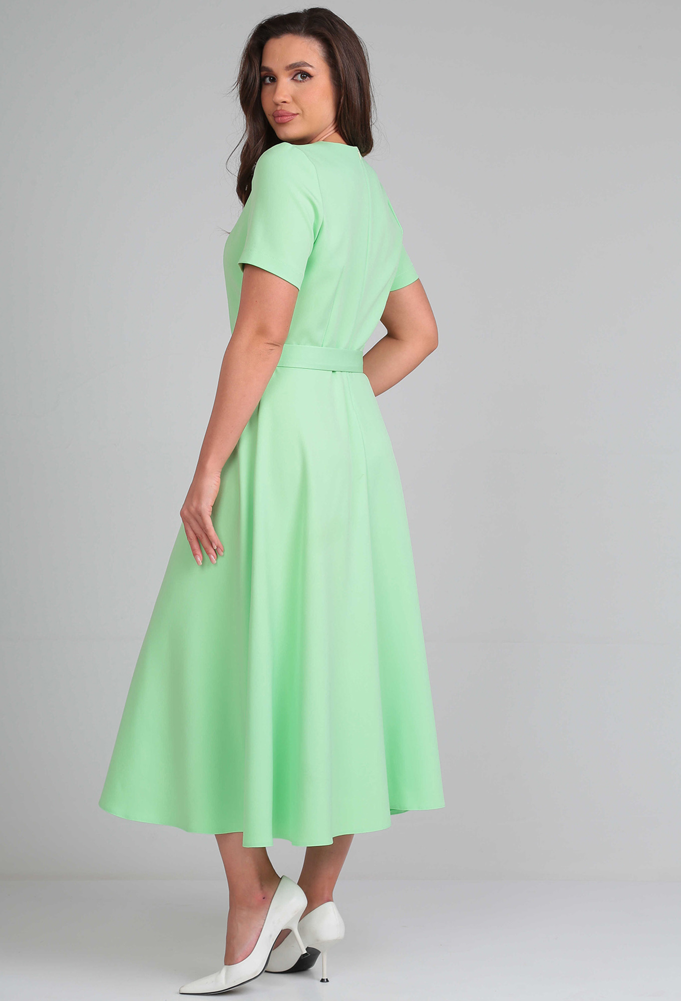 ст. цена2499руб.! Платье Lady Line 547 салатовый