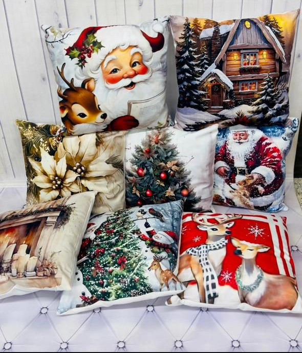 Наволочка Новогодняя Декоративная 45х45 см NAVPN