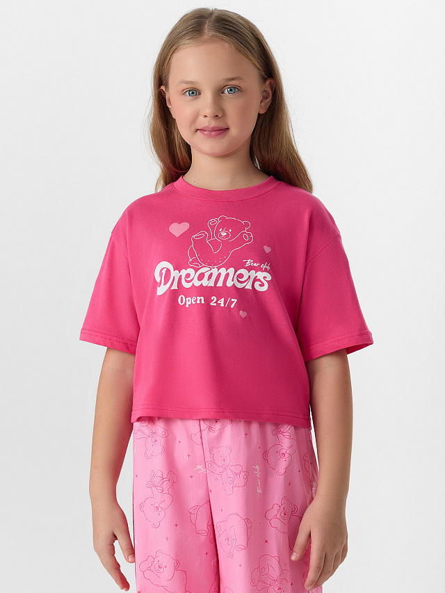 КОМПЛЕКТ ДЛЯ ДЕВОЧЕК (ФУТБОЛКА, БРЮКИ)