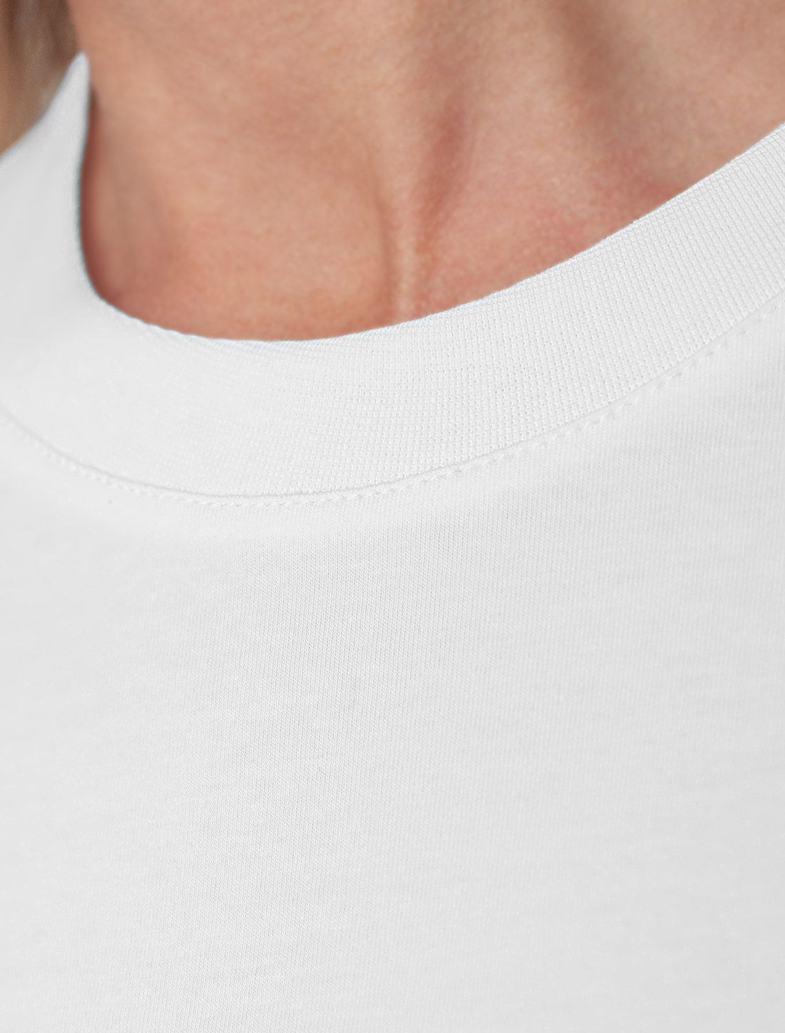 Футболка свободная из премиального хлопка с эластаном