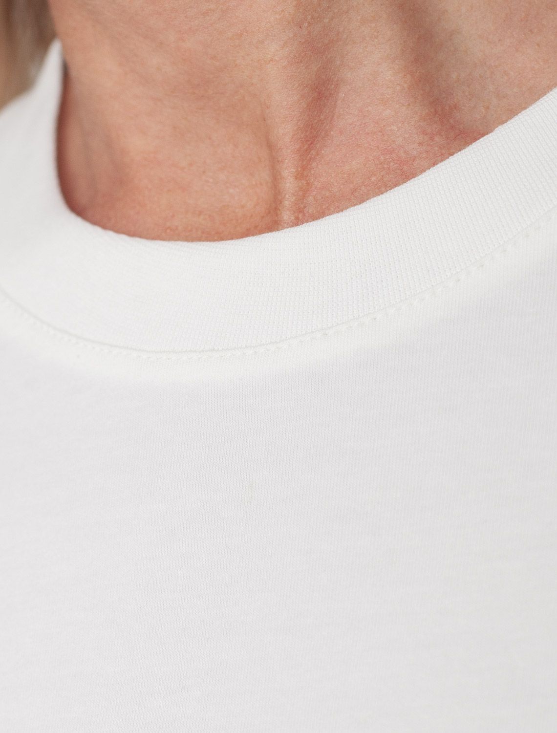 Футболка свободная из премиального хлопка с эластаном