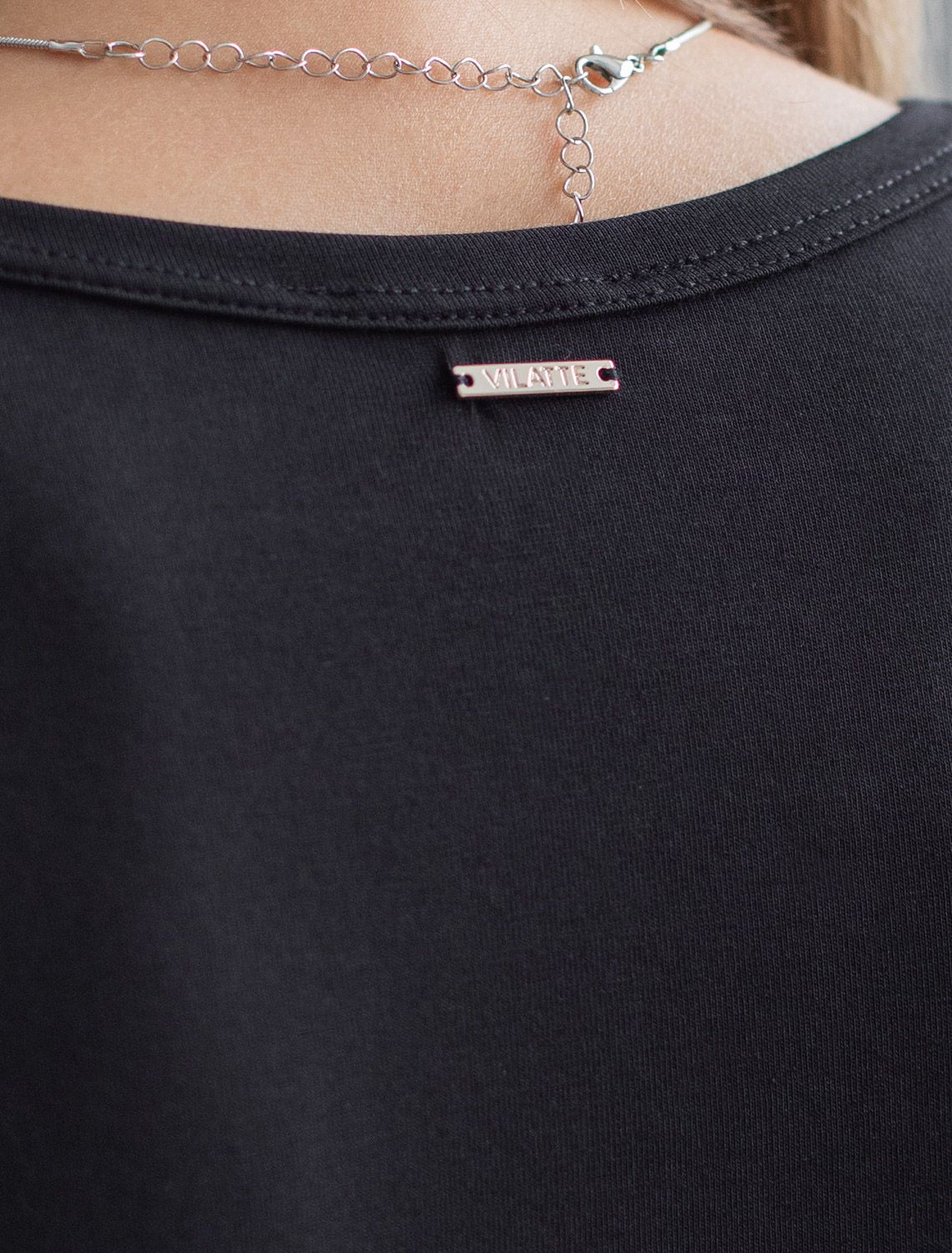 Топ из премиального хлопка с эластаном