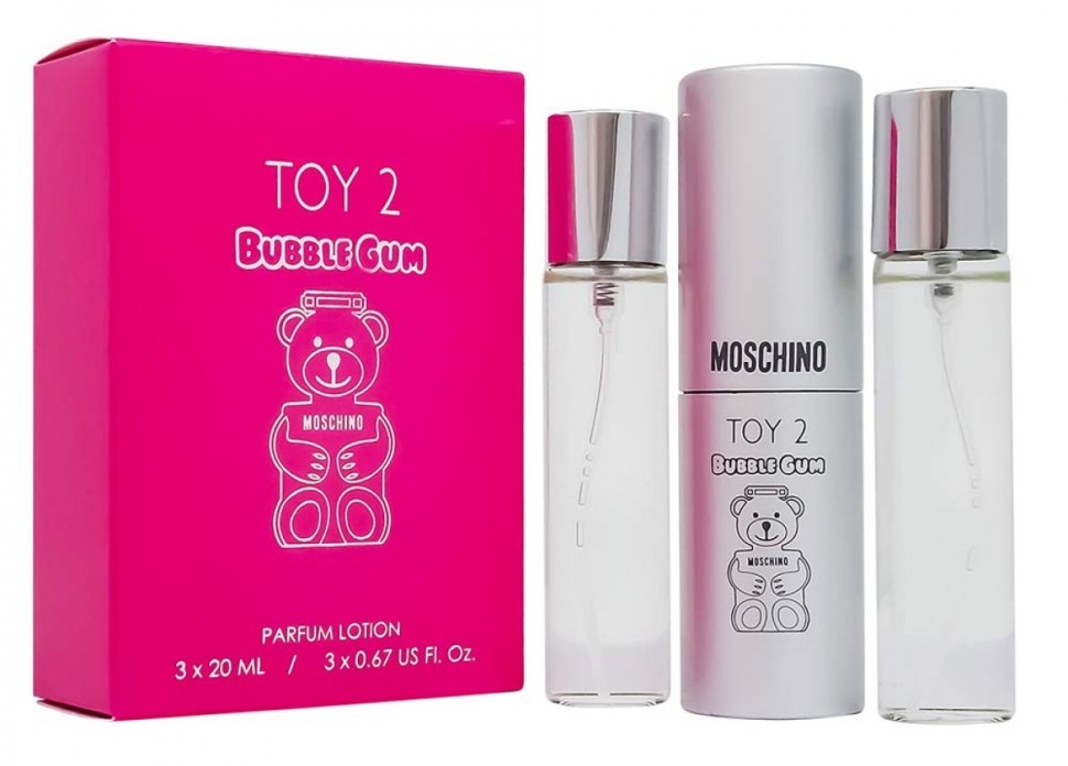 Набор Мини 3x20 мл - Moschino Toy 2 Bubble Gum