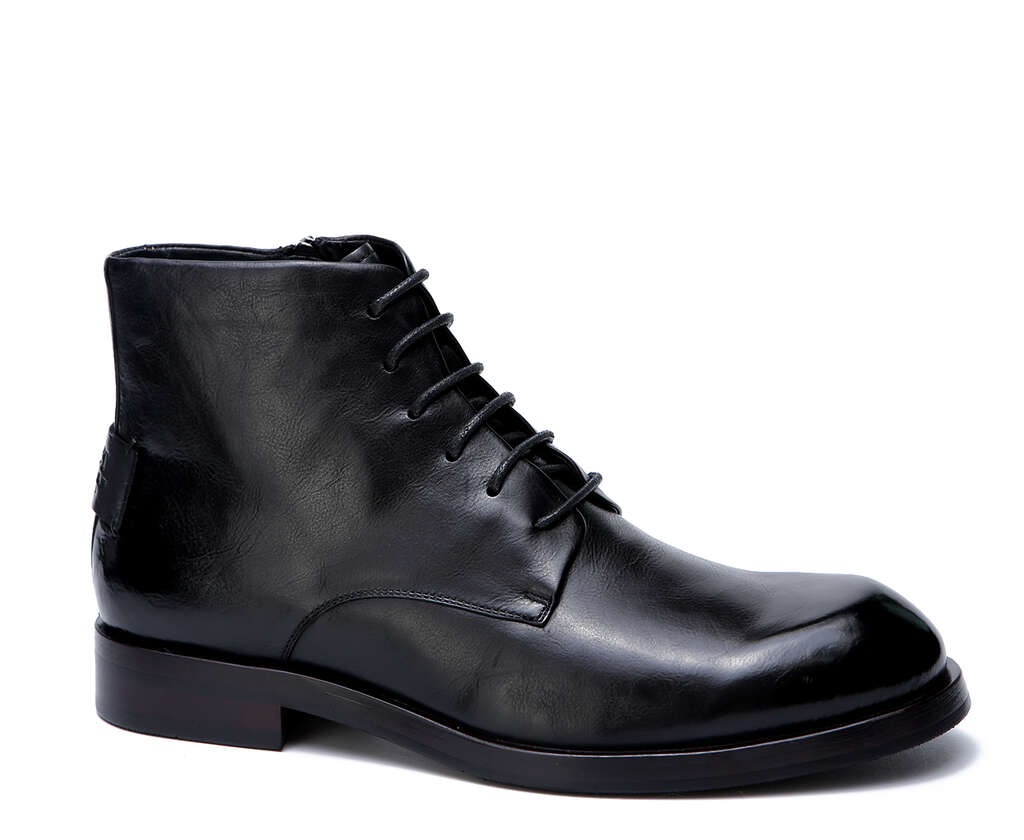 Ботинки муж черн кож 4190 ру с 39 по 45 ДЕМИ