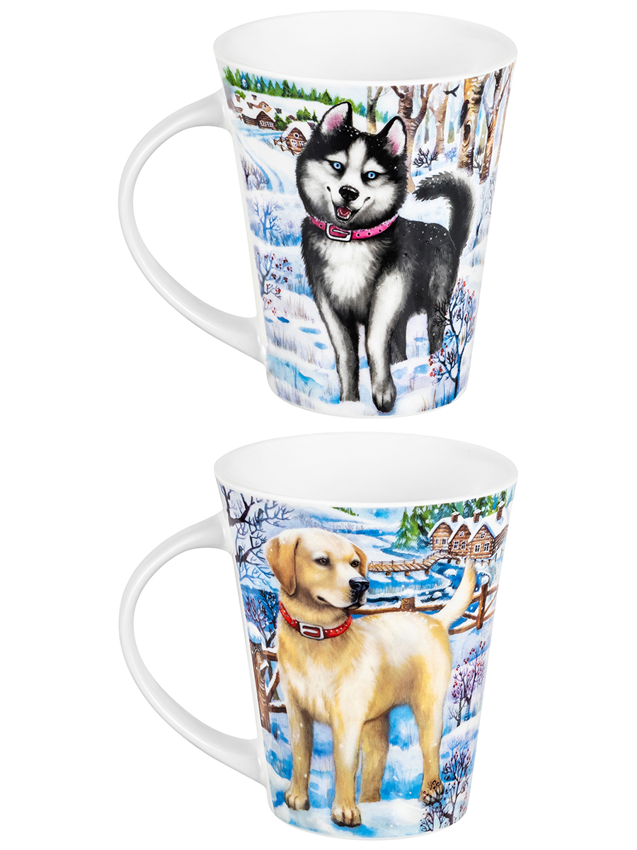 Набор 2 кружек 350 мл 12*9*11 см