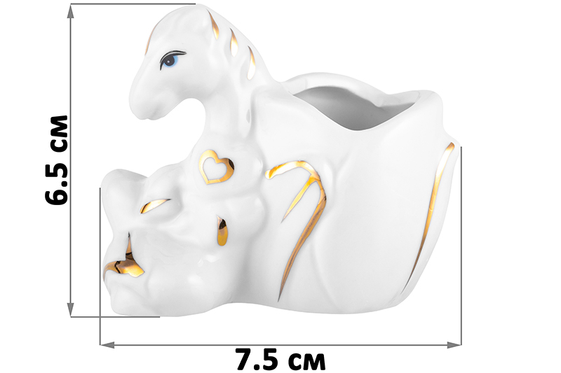 Вазочка для зубочисток 7,5*4,5*6,5 см