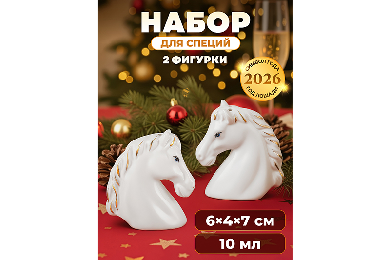 Набор для специй 2 предмета 6*4*7 см