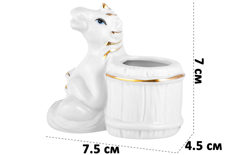 Вазочка для зубочисток 7,5*4,5*7 см