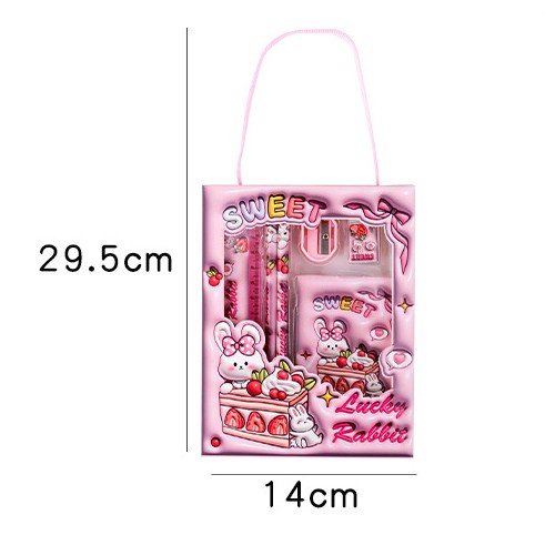 Канцелярский набор детский 6 предметов КАПИБАРА