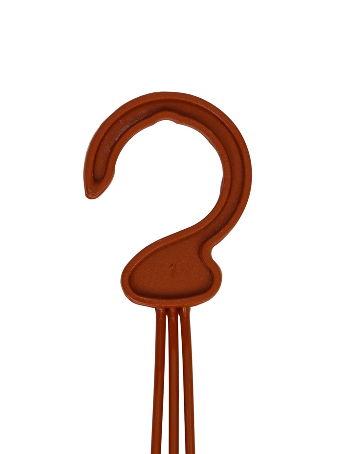 Подвес для кашпо «Ирис», h=48 см, пластиковый, цвет терракот