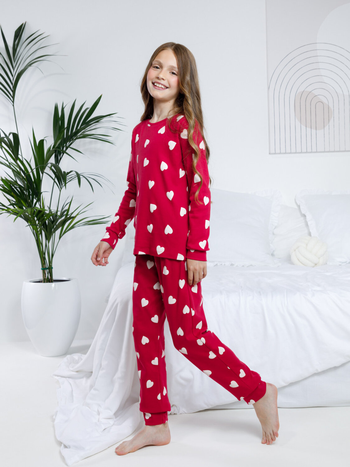 CROCKID Пижама МП 1552-1 красный 572721
