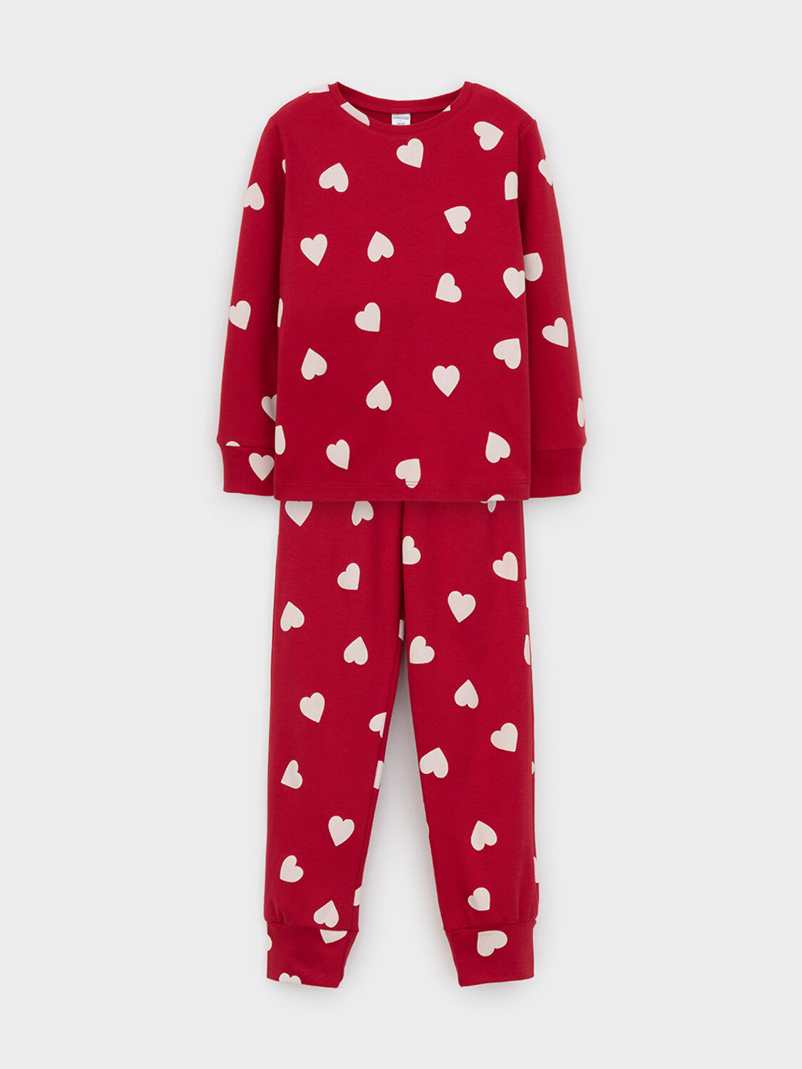 CROCKID Пижама МП 1552-1 красный 572721