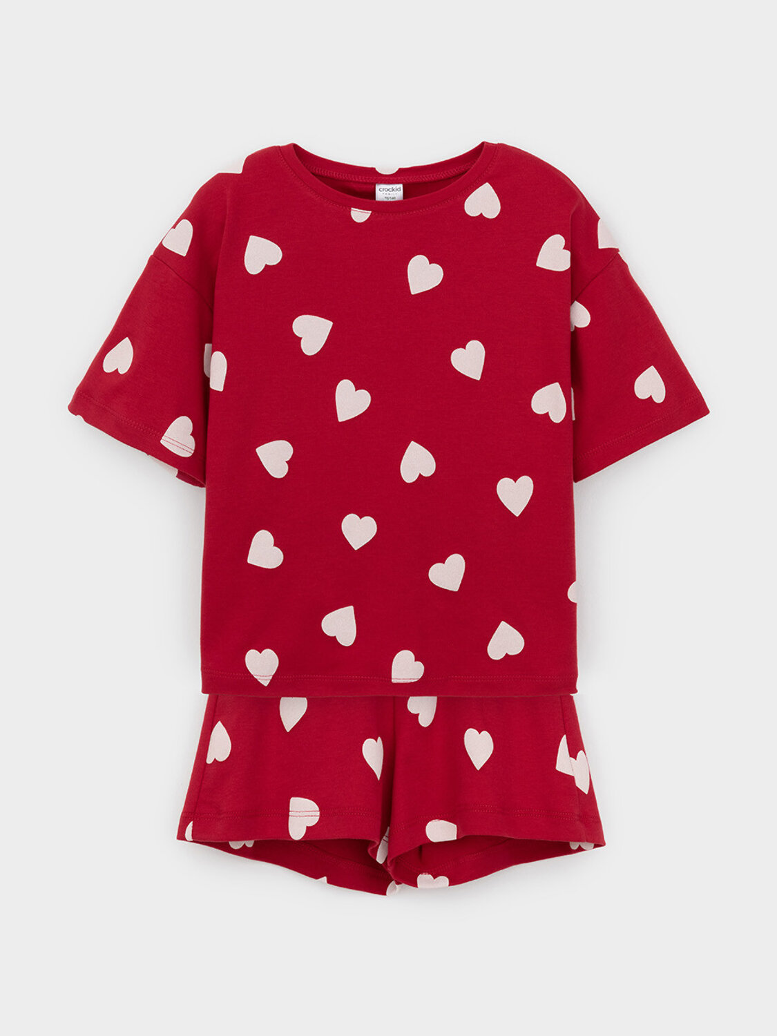 CROCKID Пижама МП 1655-1 красный 572731