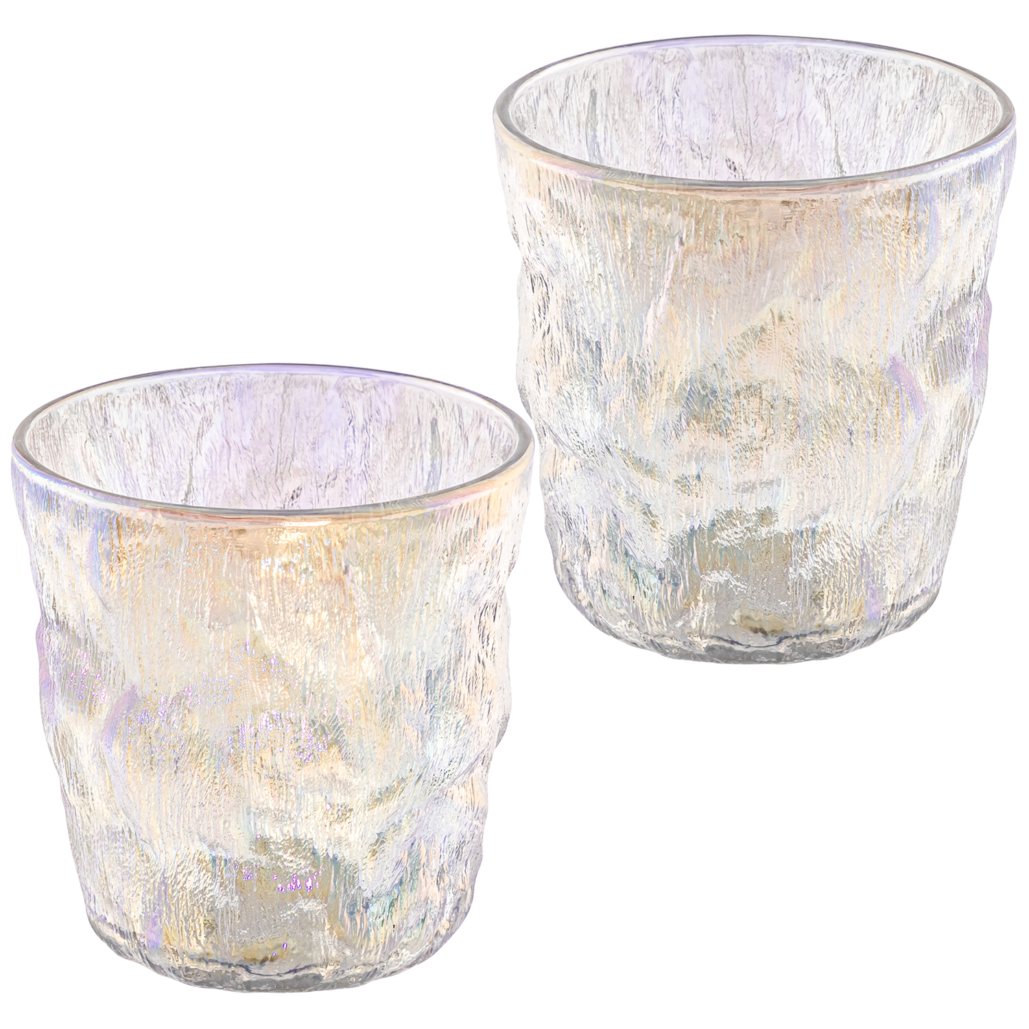 БЫЛО 410 руб!Набор 2 стаканов 300 мл 9*9*9,3 см стекло