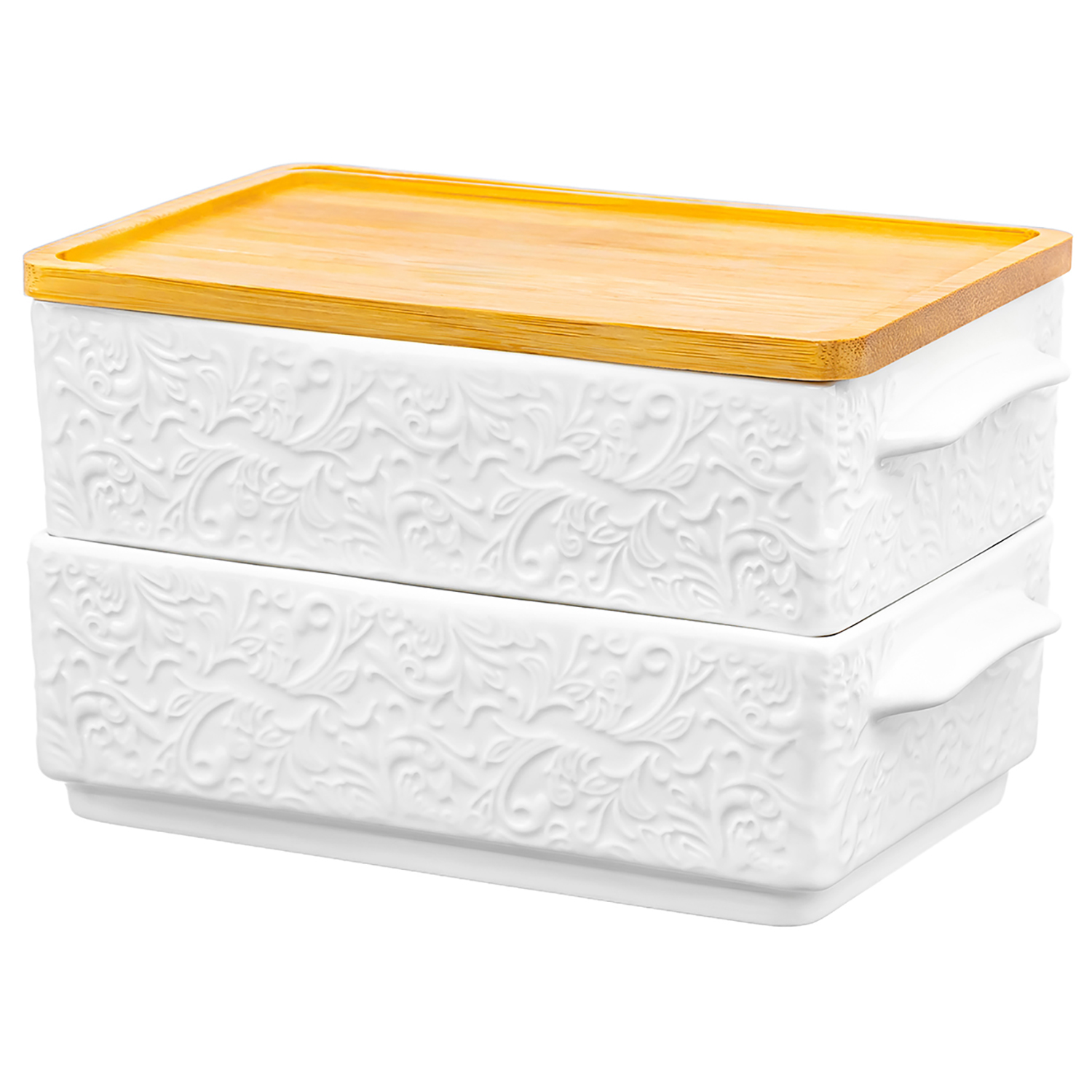 БЫЛО 1238 руб!Набор 2 блюд д/холодца 1,6 л 20,5*12*12 см