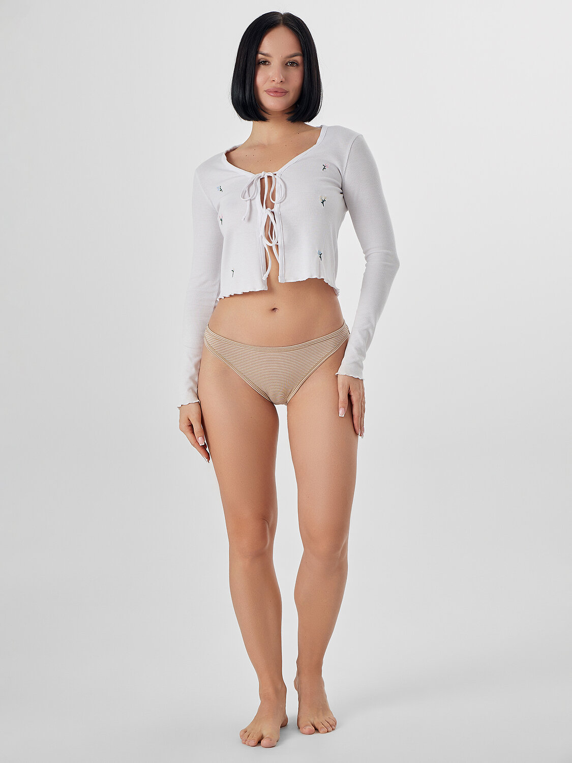 MARK FORMELLE Трусы 412621-3бежевая полоска +молочный шоколад +корица