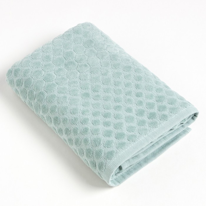 Полотенце махровое Love Life «Комфорт» 70×140 см, серо-голубой, 100% хл, 500 г/м²