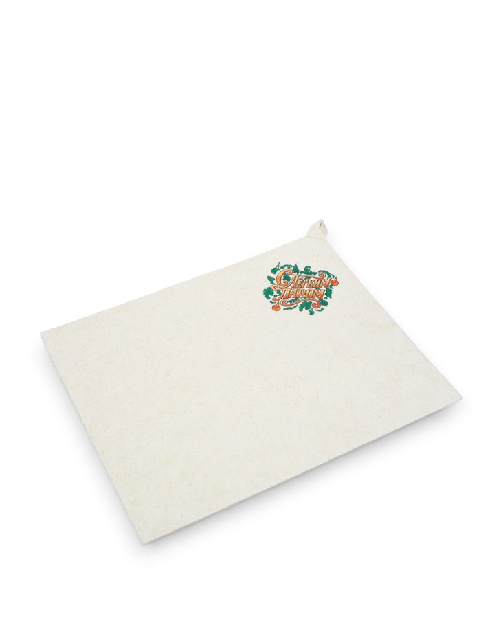 Коврик - сидушка для бани и сауны «С лёгким паром», полиэфир 70%, шерсть 30%, «Добропаровъ»