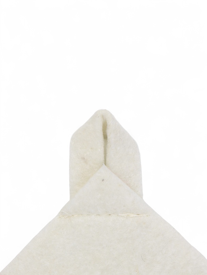 Коврик - сидушка для бани и сауны «С лёгким паром», полиэфир 70%, шерсть 30%, «Добропаровъ»