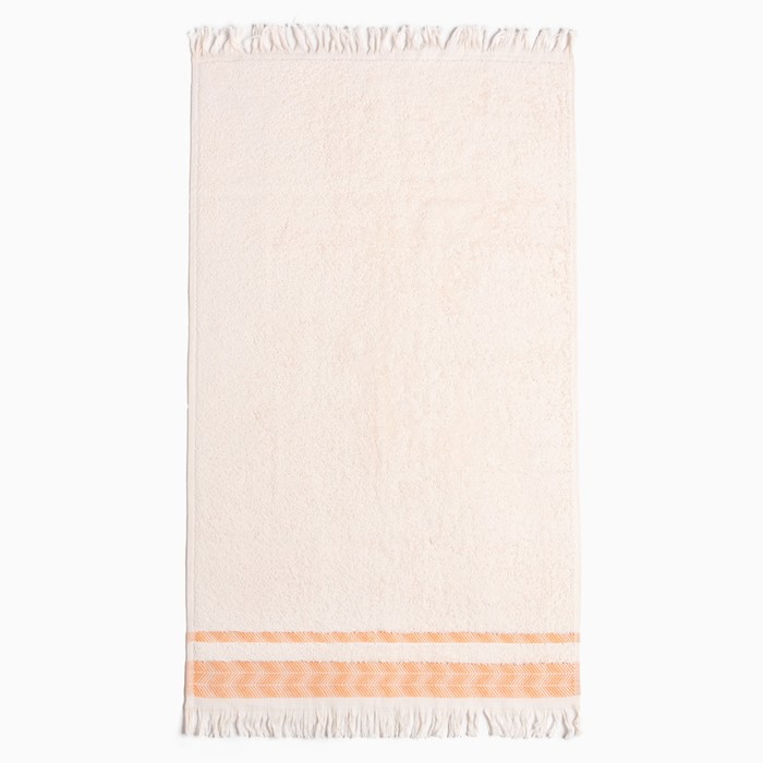 Полотенце махровое LoveLife «Муссон» 70×120 см, оранжевый, 100% хлопок, 500 г/м²