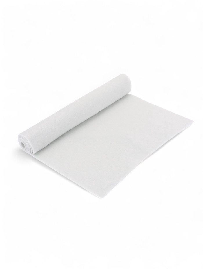 Коврик - лежак для бани и сауны, 150×50 см, полиэфир 70%, шерсть 30%, светлый, «Добропаровъ»