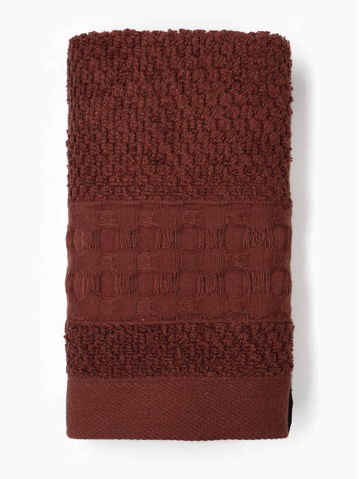 Полотенце махровое LoveLife «Регистан» 50×80 см, коричневое, 100% хлопок, 500 г/м²