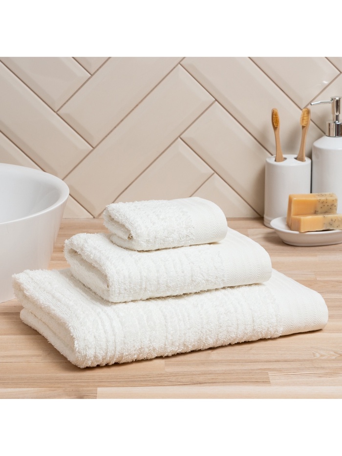 Полотенце махровое LoveLife «Идеал» 50×90 см, белый, 100% хлопок, 450 г/м²