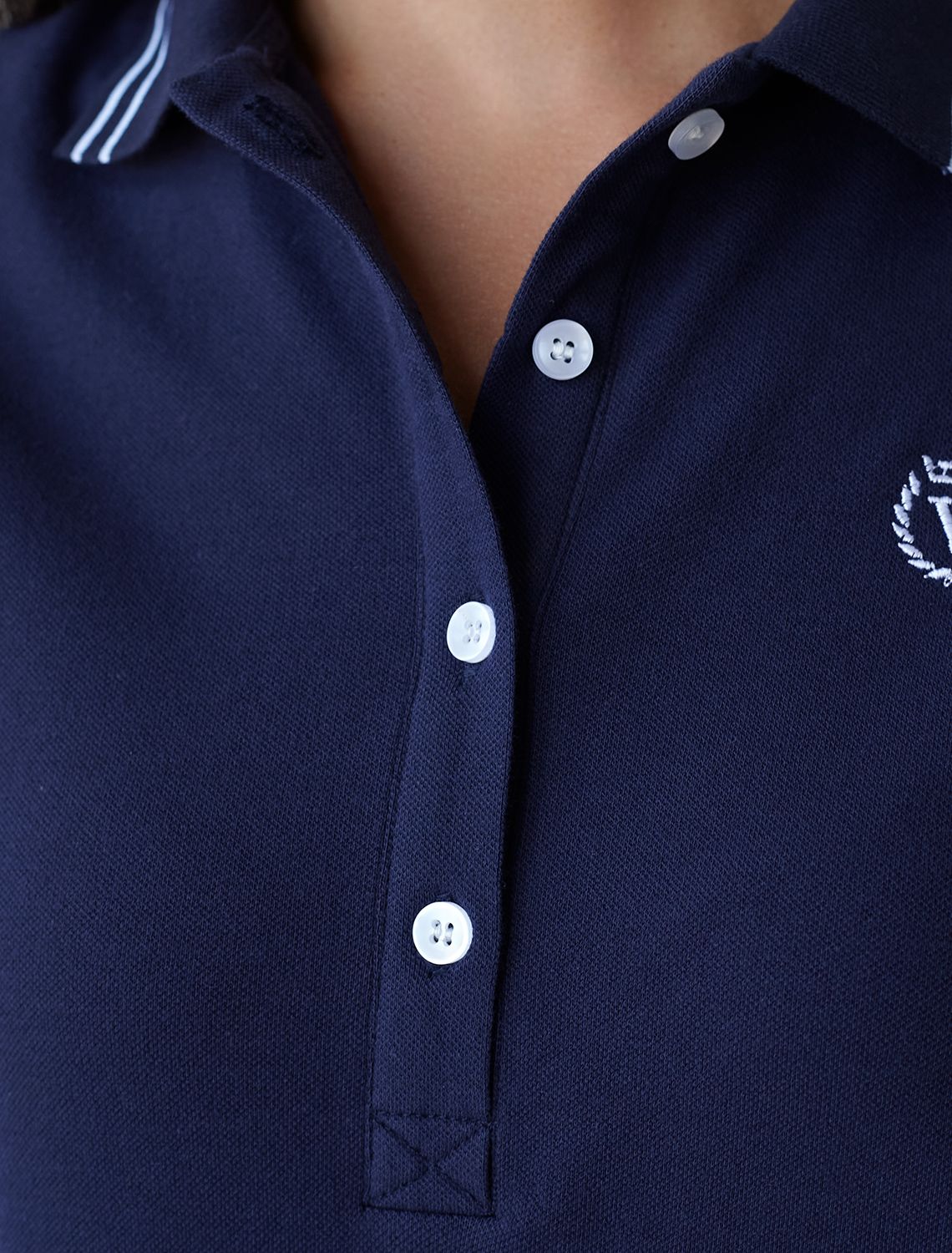 Платье-поло трикотажное