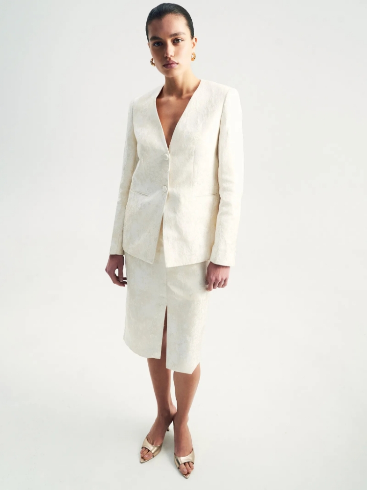 Юбка из жаккарда ,
62% полиэстер; 38% вискоза ,