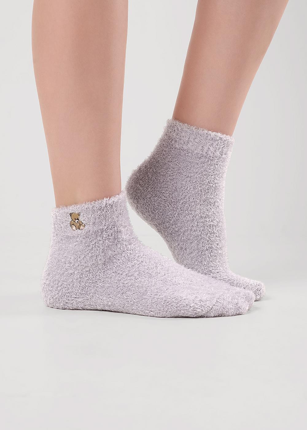 CLE Носки жен.Д680Т травка вышивка