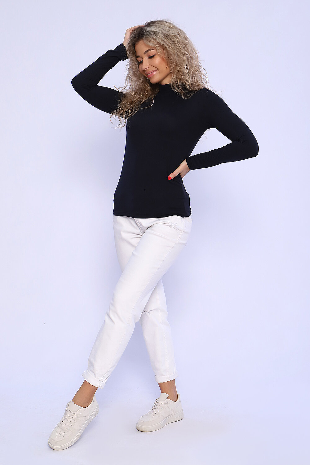 ст. цена690руб.! 690690Натали Водолазка 71081черный