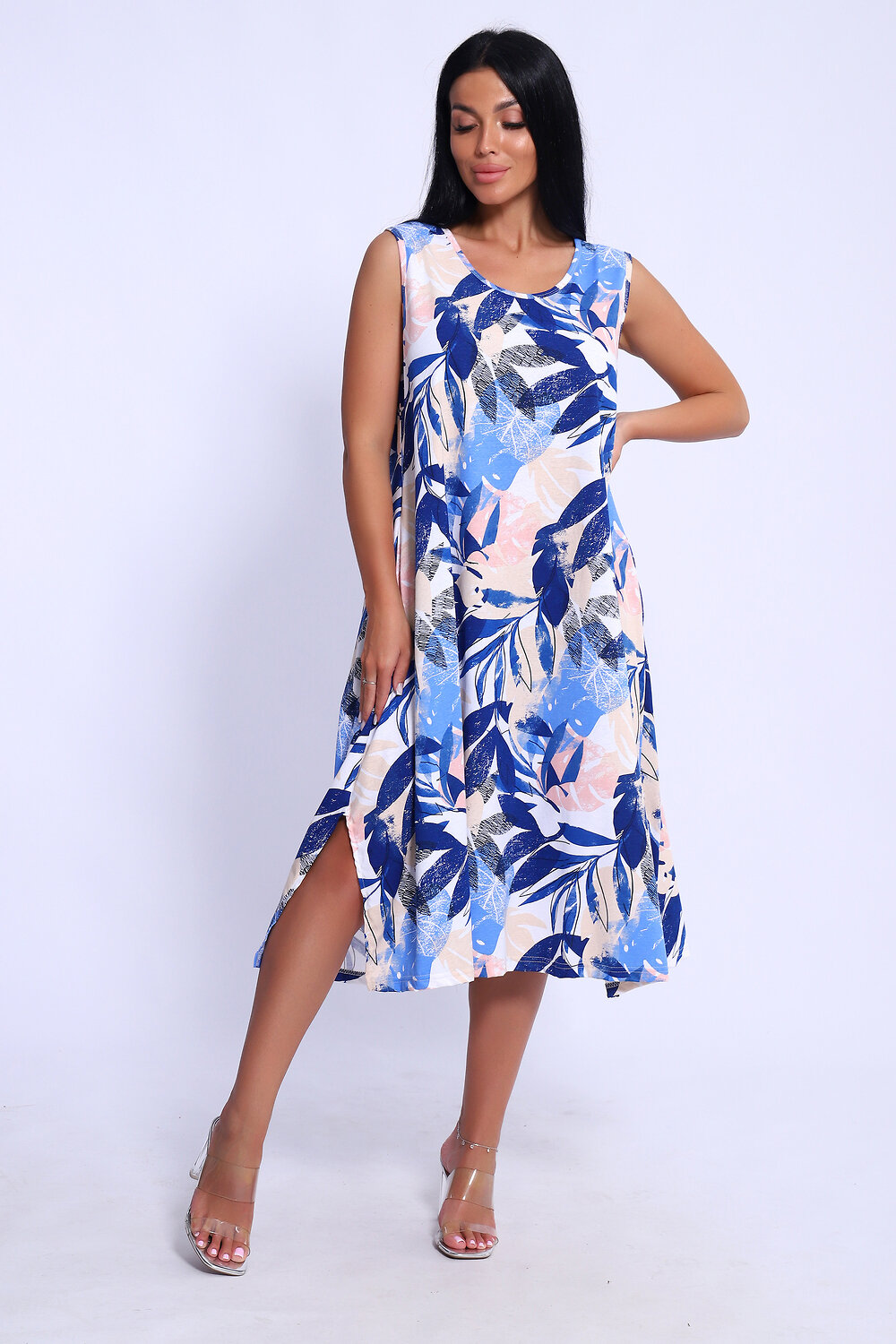 ст. цена1056руб.! 10561056Натали Сарафан 71131голубой