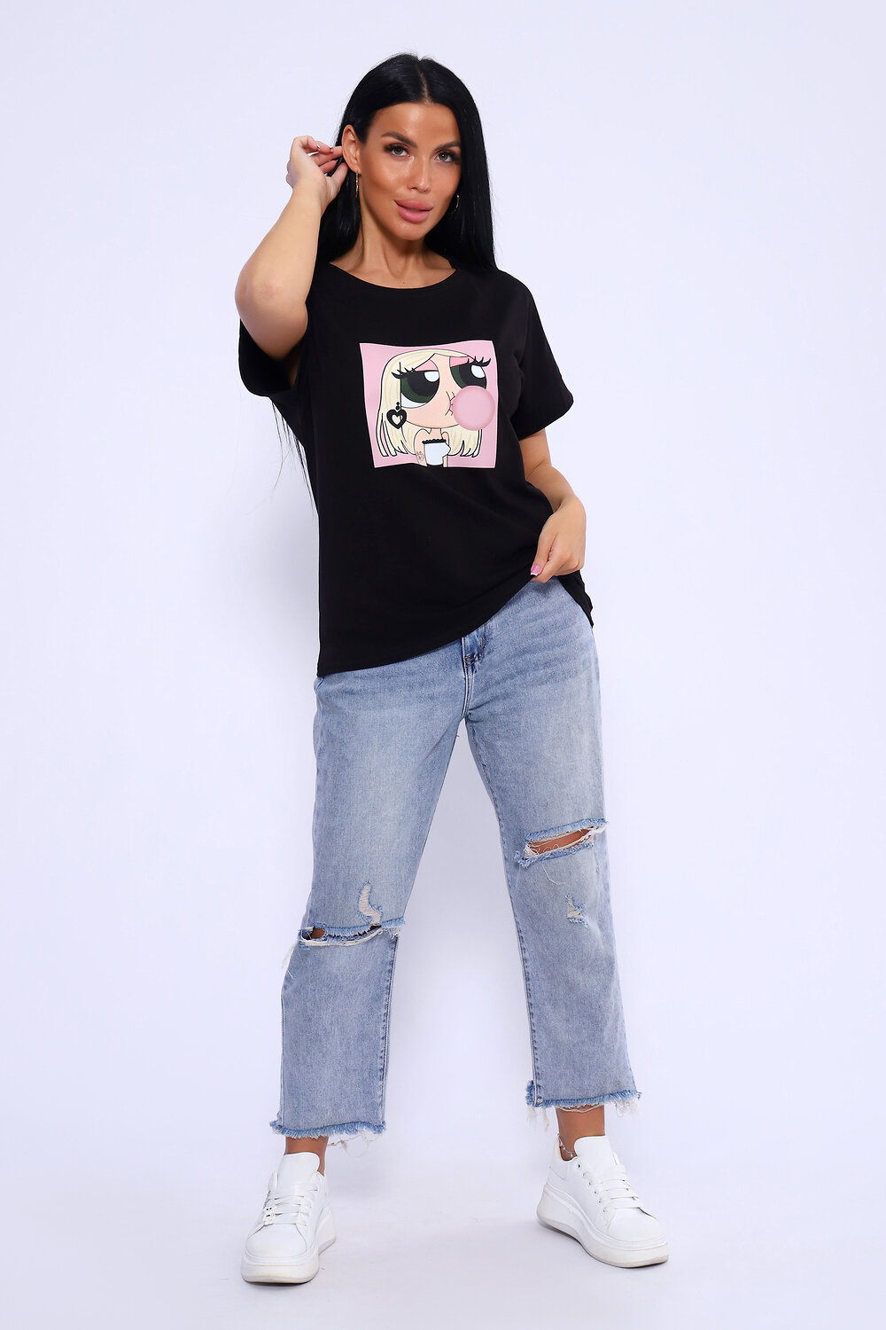 ст. цена582руб.! 582582Натали Футболка 82059черный