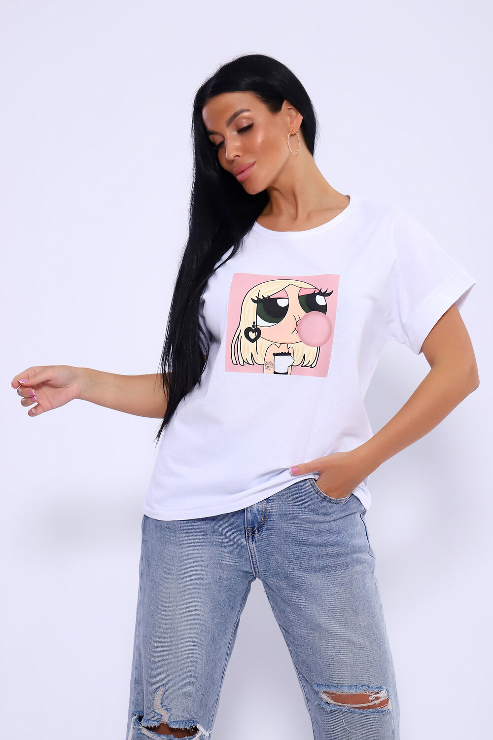 ст. цена582руб.! 582582Натали Футболка 82059белый