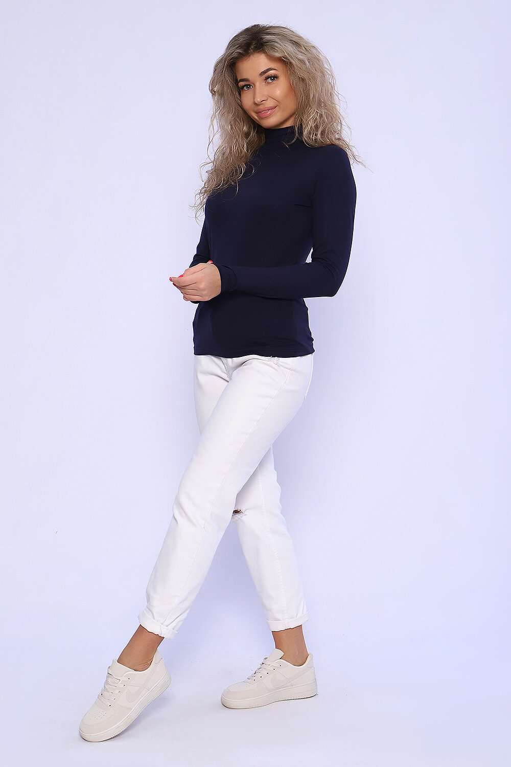 ст. цена690руб.! 690690Натали Водолазка 71081темно-синий