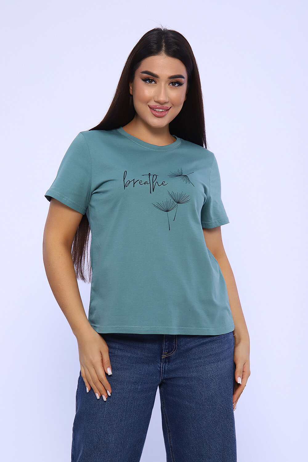 ст. цена606руб.! 606606Натали Футболка 55080светлый хаки