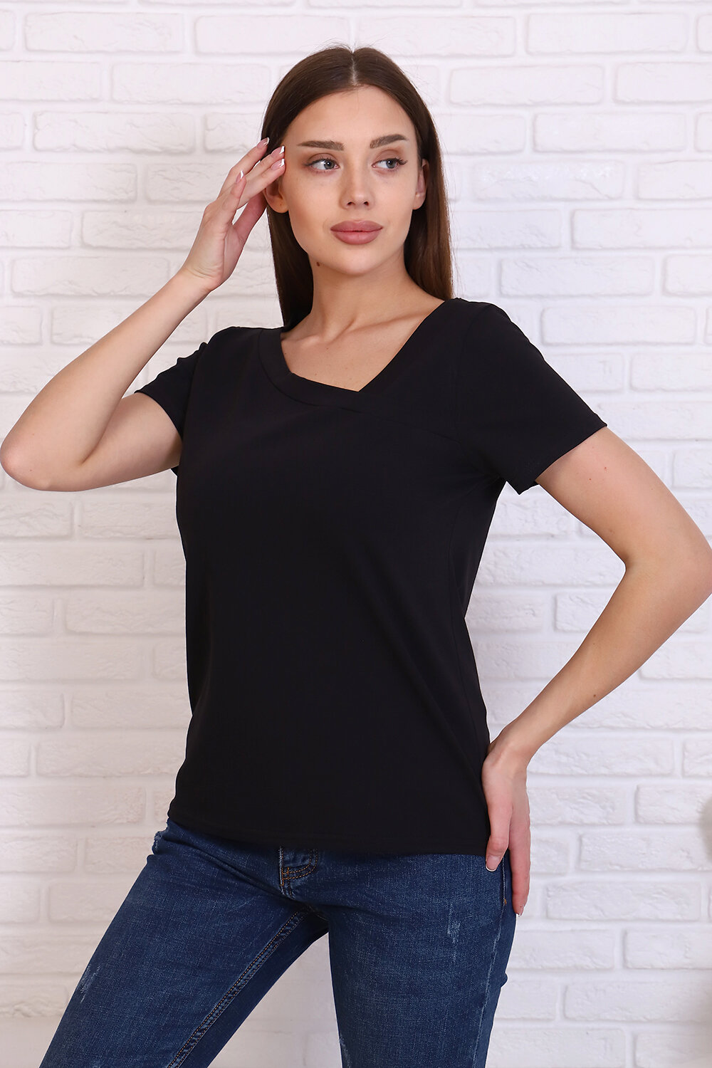 ст. цена708руб.! 708708Натали Футболка 24867черный