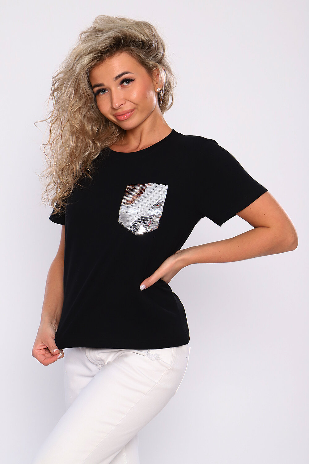 ст. цена684руб.! 684684Натали Футболка 70062черный