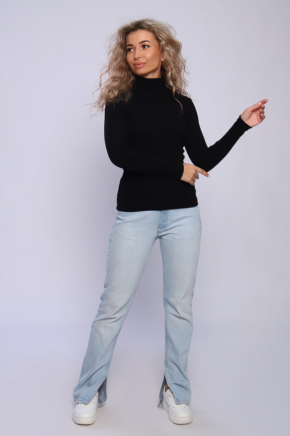 ст. цена966руб.! 966966Натали Водолазка 71080черный