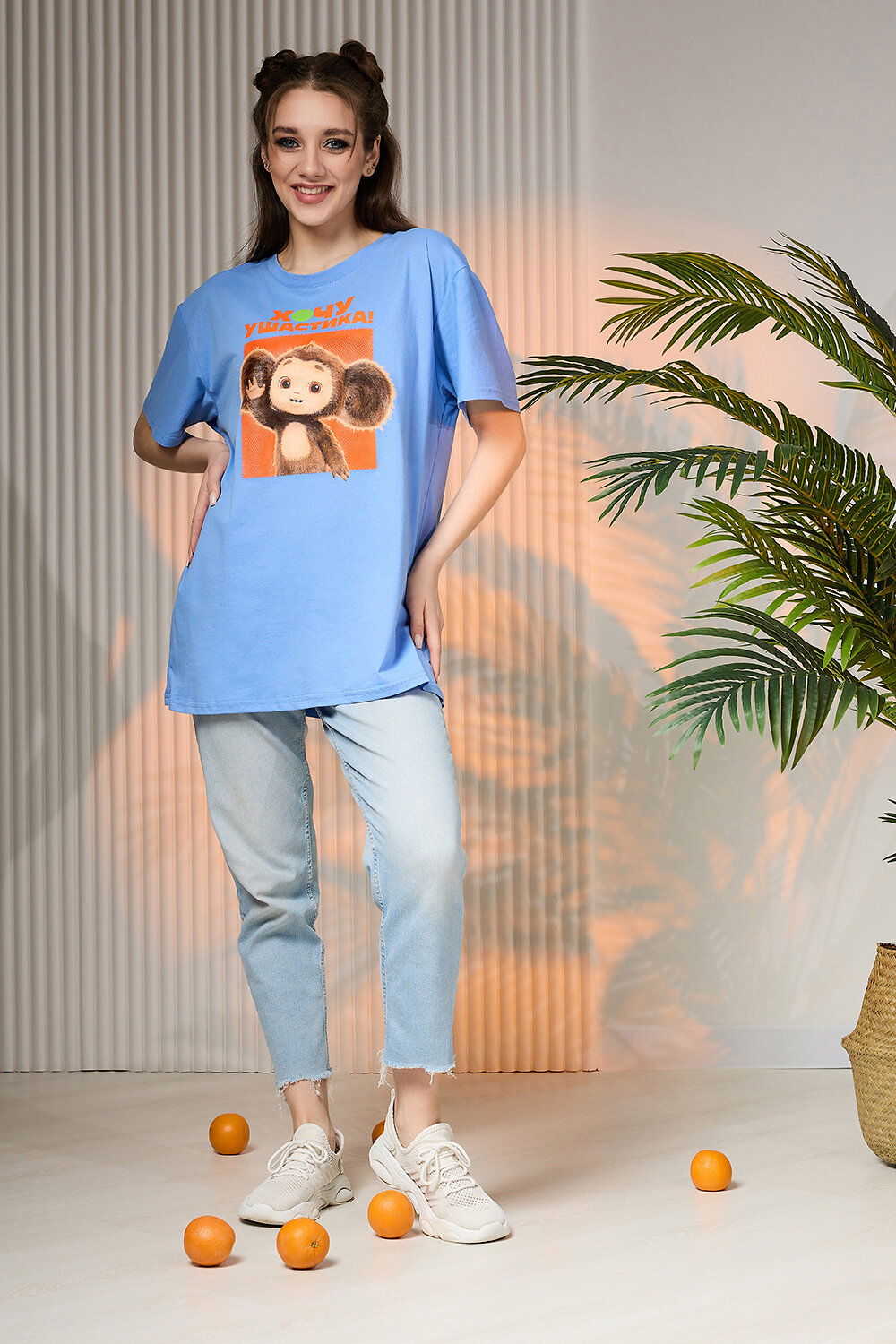 ст. цена540руб.! 540540Натали Футболка 8374василек