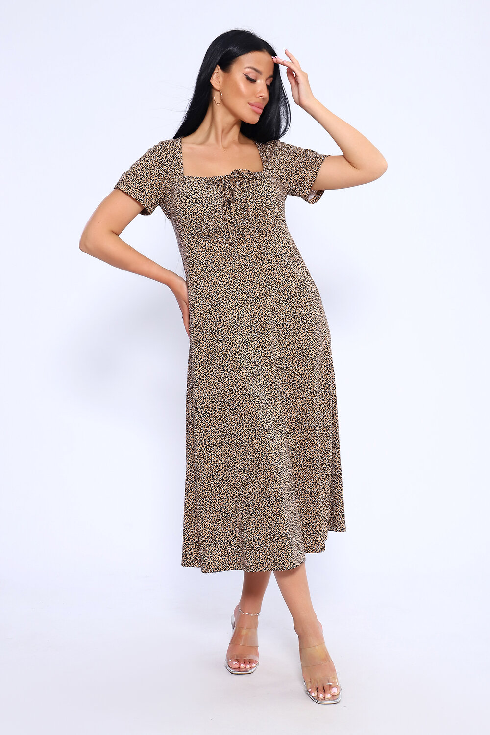 ст. цена1008руб.! 10081008Натали Платье 71124леопард