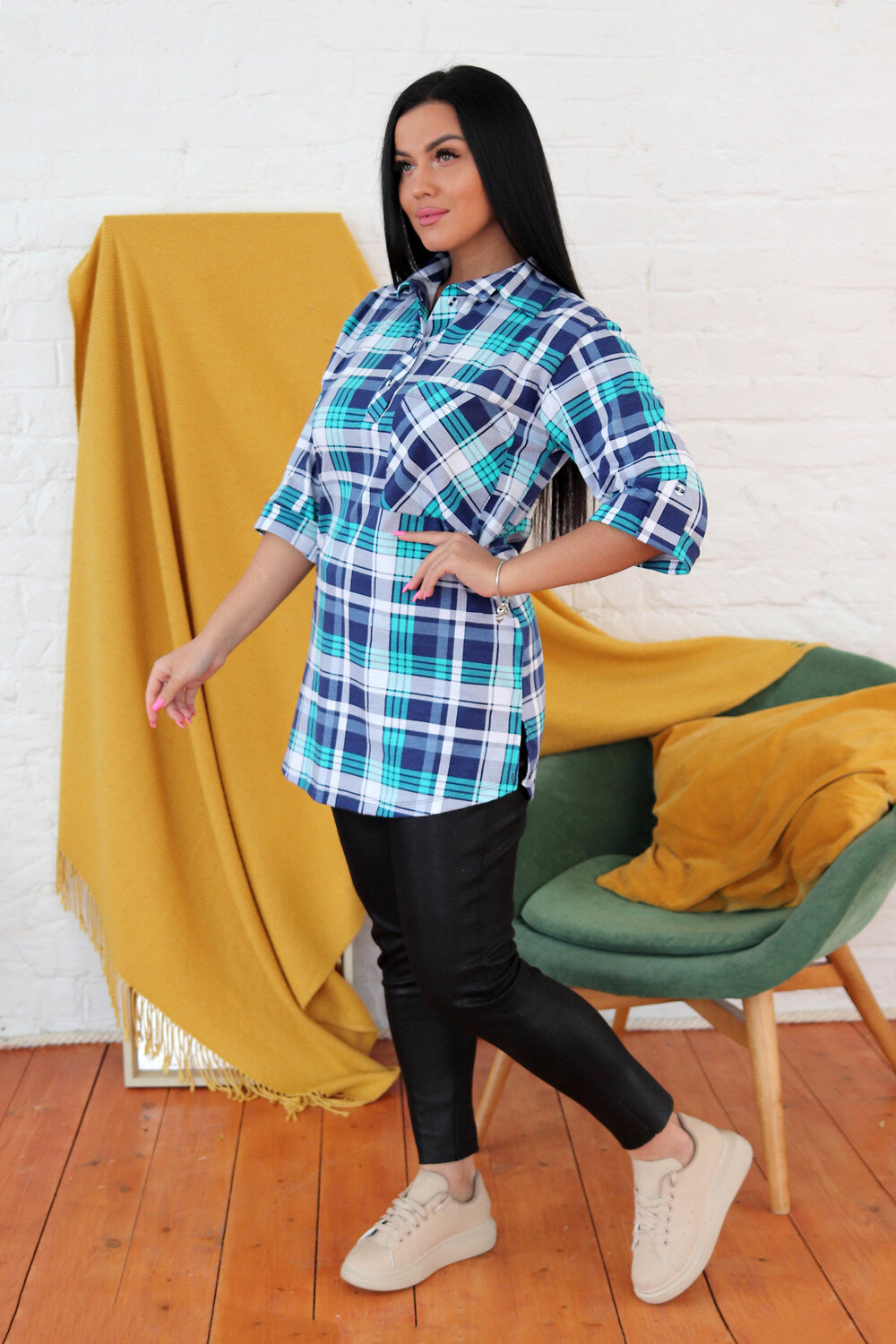 ст. цена846руб.! 846846Натали Туника 6741ментол