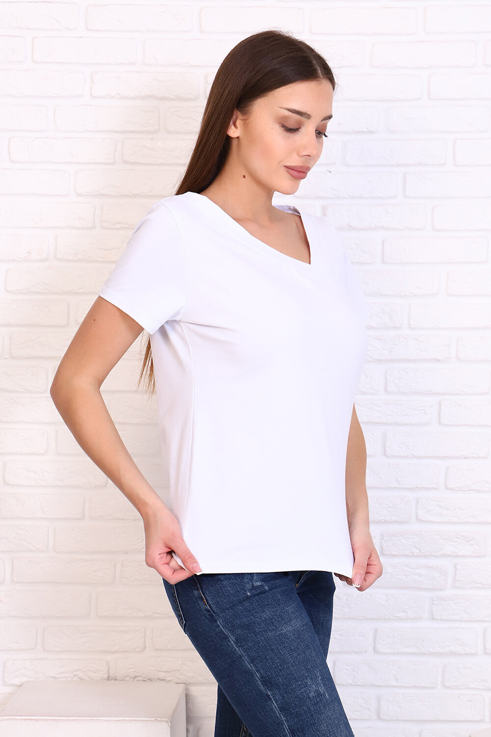 ст. цена708руб.! 708708Натали Футболка 24867белый