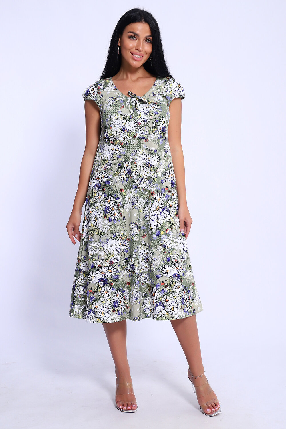 ст. цена984руб.! 984984Натали Платье 71126зеленый